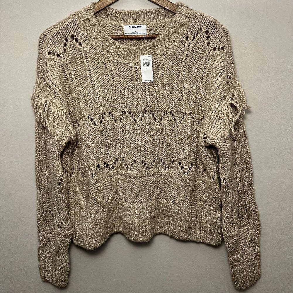 Old Navy Brown Knit Sweater